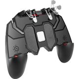 Coverzone 4 Tetikli Mobil Oyun Kolu – 90° Dönebilen Gövde, Ergonomik Kavrama, Dayanıklı Fiber Malzeme, Android Uyumlu PUBG & COD & Free Fire Oyun Kontrolcüsü | AK66