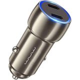 Coverzone 40W Çift USB C Çıkışlı Hızlı Şarj Araç Çakmak Şarj Cihazı