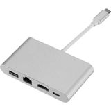 Coverzone 4in1 Type-C to HDMI Ethernet RJ45 Type-C Çevirici