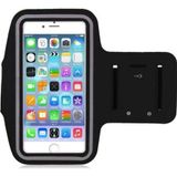 Coverzone 5.5 Inch Universal Cep Telefonu Kılıf Kol Bandı Neopren Kumaş Siyah