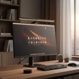 Coverzone 51cm LED Monitör Işık Çubuğu, Ayarlanabilir Renk Sıcaklığı ve Parlaklığı, Uzaktan Kumandalı, Dimmer Kontrollü, USB Kablolu Çalışır, Göz Yormayan, Alüminyum Alaşım, P3E-PLUS, Siyah