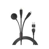 Coverzone 5in1 Şarj Kablo, 100W + 27WPD USB to Type-C Kablo, 120 cm USB to Type C / Lightning ZR792
