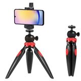 Coverzone A Kalite Tripod Modern Tarasım 3 Ayak Mini Kamera ve Telefon Tripodu + Döner Başlık Telefon Tutucu Hafif Taşınabilir FSD004A