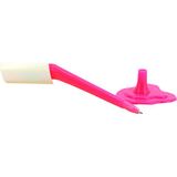 CoverZone Abajur Tasarımlı Masa Lambası Işıklı Tükenmez Kalem 17 cm 2'li Pembe