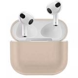 Coverzone Airpods 3 İle Uyumlu Kulaklık Koruyucu MDL04 İnce Silikon Slim Kapak Kılıf Kum Pembe