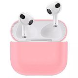 Coverzone Airpods 3 İle Uyumlu Kulaklık Koruyucu MDL04 İnce Silikon Slim Kapak Kılıf Pembe