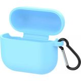 Coverzone Airpods 3 Kulaklık Koruyucu MDL01 Anahtarlıklı Silikon Kapak Kılıf Mavi