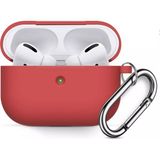 Coverzone Airpods 3 Kulaklık Koruyucu MDL02 Anahtarlıklı Silikon Kapak Kılıf Kırmızı