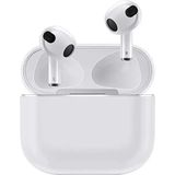Coverzone Airpods 3 Kulaklık Koruyucu MDL04 Ince Silikon Slim Kapak Kılıf Beyaz