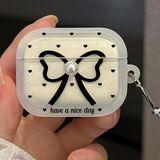 Coverzone AirPods ile uyumlu 3.Nesil True Wireless Earbuds Sert Kulaklık Kılıfı Yumuşak Soft Dokunuş Karakter Görünümlü Cartoon Kılıf (Have a nice day, AirPods 3. nesil)