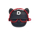 Coverzone AirPods ile uyumlu 4.Nesil True Wireless Earbuds Sert Kulaklık Kılıfı Yumuşak Soft Dokunuş Karakter Görünümlü Cartoon Kılıf (Red Dog, AirPods 4.Nesil)