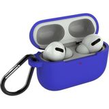 Coverzone Airpods Pro Kılıf Mat Darbe Emici Profesyonel Termoplastik Kancalı Mavi