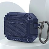 Coverzone Airpods Pro/Airpods Pro 2 ve Airpods 3.Nesil ile uyumlu Kulaklık Kılıf Dayanıklı Dizayn Fundamental Toz ve Kirden Koruyan Airpods Serileri uyumlu ile uyumlu Kılıf Lacivert