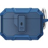 CoverZone AirPodss Pro ile Uyumlu Kılıf Kulaklık Koruyucu Çengelli Airbag Panoply Lacivert