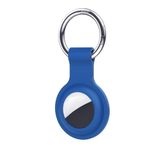 Coverzone AirTag Anahtarlıklı Silikon Kılıf A010 Darbeye Dayanıklı Kaybolmaya Karşı Tam Koruma Kolay Tak Çıkar Apple AirTag ile Uyumlu Koruyucu Anahtarlık Petrol Mavi 1 adet