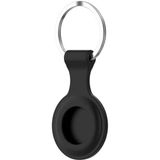 Coverzone AirTag Anahtarlıklı Silikon Kılıf A010 Darbeye Dayanıklı Kaybolmaya Karşı Tam Koruma Kolay Tak Çıkar Apple AirTag ile Uyumlu Koruyucu Anahtarlık Siyah 1 adet