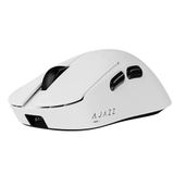 Coverzone AJ179 V2 MAX Kablosuz Gaming Mouse 12000 DPI PAW3311 Sensör 2.4G + Bluetooth + USB 300IPS 35G 1000Hz 800mAh Ultra Hafif 56g Teflon Ayak Profesyonel Oyuncu Mouse (Beyaz)