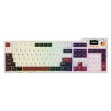 Coverzone AJAZZ AK35I V4 Kablosuz Mekanik Klavye, Akıllı Ekran, RGB Aydınlatma, 3 Bağlantı Modu, Programlanabilir Yazılım, Hot-Swappable Tuşlar, 10000mAh (Ak35i V4 - Siyah Kırmızı)