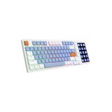 Coverzone Ajazz Akp815 %75 Low Profile Mekanik Klavye 4.33'' Led Dokunmatik Ekran Programlanabilir Rgb Gasket