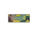 Coverzone Ajazz K870t Pro Kablosuz Hot Swap Mekanik Oyun Klavyesi-Rgb Siyah - Blue Switch