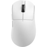 Coverzone AJAZZ Kablosuz Oyuncu Mouse PAW3311 Sensör 24000 DPI Bluetooth 5.0 2.4GHz USB Kablolu RGB Aydınlatmalı Type C Şarjlı 300mAh 70g Sağ El Ergonomik | (NJ08 MC - Beyaz)
