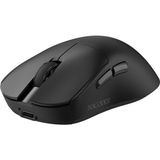 Coverzone Ajazz Kablosuz Oyuncu Mouse PAW3311 Sensör 24000 Dpı Bluetooth 5.0 2.4ghz USB Kablolu Rgb Aydınlatmalı Type C Şarjlı 300MAH 70G Sağ El Ergonomik | (NJ08 Mc - Siyah) - Adaçayı