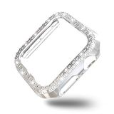 Coverzone Akıllı Saat Ekran Koruyucu Apple Watch 5 42mm ile Uyumlu Ekran Koruyucu Kılıf, Ekran Koruyuculu TPU Kılıf, Sert Çerçeve Diamond Kapak Apple Watch 5 42mm Koruyucu Kılıf Gold
