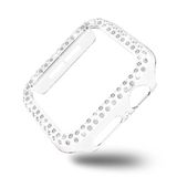 Coverzone Akıllı Saat Ekran Koruyucu Apple Watch 6 40mm ile Uyumlu Ekran Koruyucu Kılıf, Ekran Koruyuculu TPU Kılıf, Sert Çerçeve Diamond Kapak Apple Watch 6 40mm Koruyucu Kılıf Şeffaf