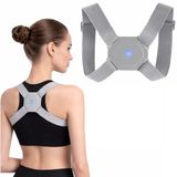 Coverzone Akıllı Sensörlü Duruş Düzeltici Postür Korse, Titreşimli Kamburluk Önleyici Omuz ve Sırt Destek Aparatı, USB Şarjlı Ayarlanabilir Posture Corrector Çalışanlar ve Öğrenciler İçin | JD-112
