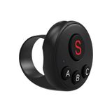 Coverzone Aksiyon Kamera Bluetooth Kumandası Yüzük, DJI Action 4/5 Pro/6, GoPro Hero 9/10/11/12/13 ve Insta360 X3/X4/X5 ile Uyumlu, Type-C Şarjlı Uzaktan Kontrol, 55mAh, D11