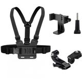 Coverzone Aksiyon Kamera ve Telefon Tutucu Göğüs Askısı, 4 Parça, Gezi Seyahat ve Sürüşlerde Kullanmak için Insta360 X3, X2, X4, X5, ONE RS, GO 3, One X, Evo ile Uyumlu, ZR1130