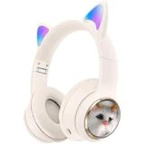 Coverzone AKZ-09 Beyaz Kedi Bluetooth Kulaklık
