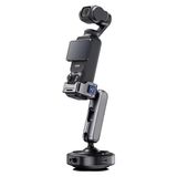 Coverzone Alüminyum Alaşımlı Şarjlı Vakumlu – DJI Osmo Pocket 3 ile Uyumlu Aksiyon Kameraları için Araba Çekim Braketi – Ayarlanabilir Açılar, Güçlü Emiş ile Düz Yüzeylerde Sabit Çekim | DJ-3
