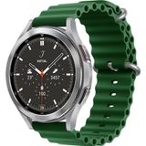 CoverZone Amazfit GTR 42 mm Quintessential Kabartmalı Metal Tokalı Koyu Yeşil Kordon