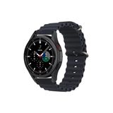 CoverZone Amazfit GTS 42 mm Quintessential Kabartmalı Metal Tokalı Midnight Kordon