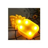 Coverzone Ananas Dekoratif Mini 25cm Led Aydınlatma