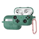 Coverzone Apple AirPods 4 ile uyumlu 4.Nesil Kılıf Kılıf Retro Görünümlü Kancalı Nint-endo Yumuşak Soft Dokunuş AirPods 4. Nesil Kulaklık Kılıf (Haki, AirPods 4. Nesil)