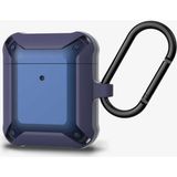 Coverzone Apple Airpods Kılıf Heawy Armor Mavi