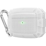 Coverzone Apple Airpods Pro Kılıf Heawy Armor Silikon Şeffaf - Şeffaf Beyaz