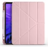 CoverZone Apple iPad 9.7 2018 Tofu Folding Kalem Tutacaklı Standlı Kılıf Gold