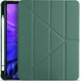 Coverzone Apple Ipad 9.7 2018 Tofu Folding Kalem Tutacaklı Standlı Kılıf Koyu Yeşil