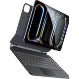 CoverZone Apple iPad Pro 13 Inch (2024) ile Uyumlu Case Magic Keyboard Folio Utra Slim Klavyeli Tablet Kılıfı KB31 (Ipad Pro 13 - KB31) A2925 A3360-A3361-A2926