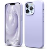 Coverzone Apple iPhone 13 Pro İle Uyumlu Kılıf Tam Koruma Arka Kapak Soft ve Pürüzsüz Dış Yüzey Esnek silikon Bye Arka Kapak (Lila, iPhone 13 Pro)