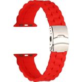 CoverZone Apple Watch 4 42-44 mm Uyumlu Metal Toka Delikli Panoply Silikon Kayış Kordon