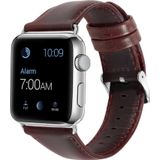 CoverZone Apple Watch 40 mm Bordo Deri Kordon
