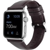 CoverZone Apple Watch 44 mm Siyah Deri Kordon