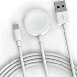 Coverzone Apple Watch Ve Lightning 2 İn 1 Masaüstü Manyetik Şarj Kablosu