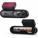 Coverzone Araba Kamerası 4K Ultra Hd Dash Cam,wifi Bağlantılı,gps,g-Sensor,döngüsel KAYIT,256GB'A Kadar Sd Kart Desteği V38