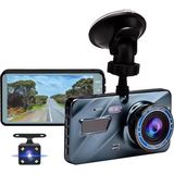 CoverZone Araç Kamerası Ön ve Arka Kamera 1296 x 1080P, 170 Derece Lens Açısı, 4 Inç IPS Ekran Tf Kart Desteği, Hareket Sensörü Desteği, Mikrofon Desteği 0079 - Siyah