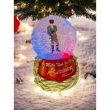 Coverzone Atatürk Kar Küresi Işıklı Müzikli ve Püskürtmeli Büyük Boy Kar Küresi İzmir Marşı Müziği Çalan RGB Aydınlatmalı 15cm x 10cm